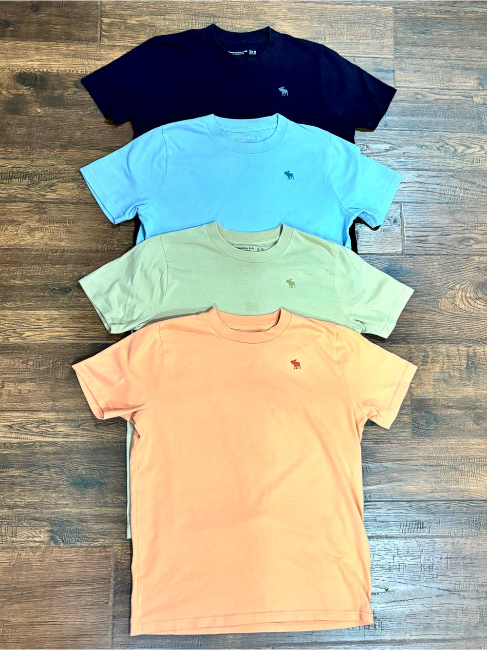 Abercrombie & Fitch Boys Short Sleeve Crew Neck T-Shirts Bundle